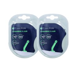 Lot de deux Chambres à air 10 pouces GV coudée
