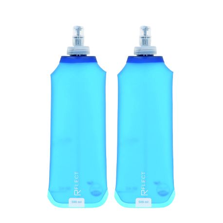 Lot de deux gourdes souples multisport