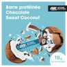 Boite de 12 Barres Protéinées Croustillantes Chocolat Noix de Coco 59g OPTIMUM N