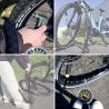 Pompe a pied acier vélo à manomètre MICHELIN AIR CONTROL XT