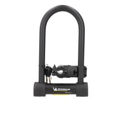 Antivol U SRA à clés 112 x 240 mm Ø 18 mm + support