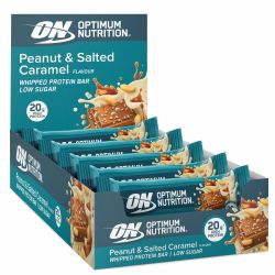 Boite 10 Barres Protéinées Whipped Choco/Bl, Cacahuètes & Caramel fleur/sel 68g