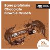 Boite de 10 Barres Protéinées Croustillantes Chocolat Brownie 65g OPTIMUM NUTRIT