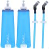 Lot de deux gourdes souples multisport + deux Extensions pipettes