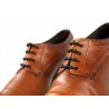 Lacets XTENEX autobloquants longueur 50 cm pour chaussures de ville (vendus par paire) noir ou marron