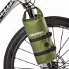 Sacoche de fourche avec support Bikepacking étanche 3,5L Green line