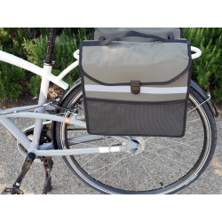 Sacoche vélo porte-bagage clips x2