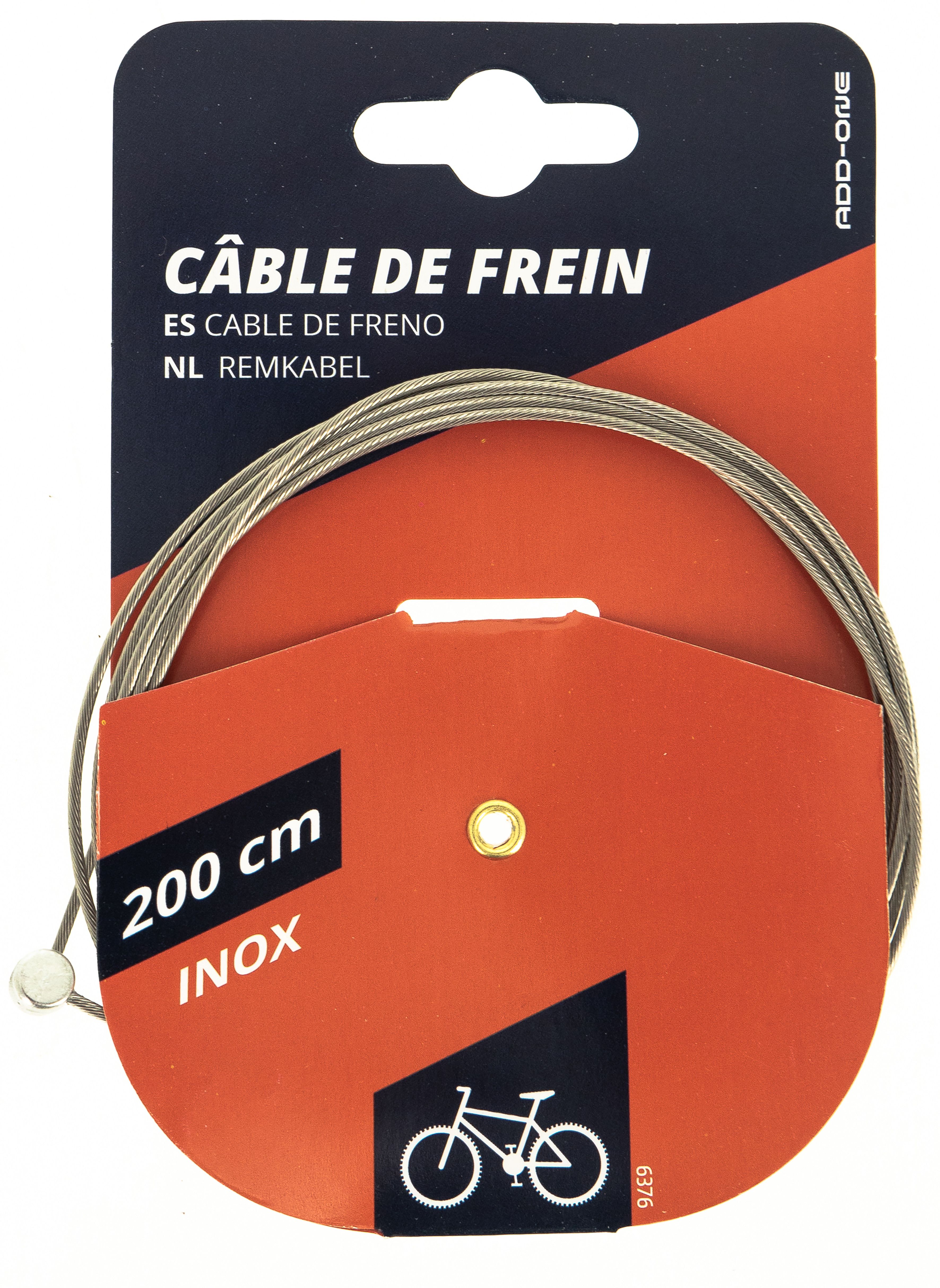 Câble de frein VTT 2M en Inox 