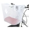 Panier acier XXL blanc avec fixation DMTS universelle compatible E-Bike
