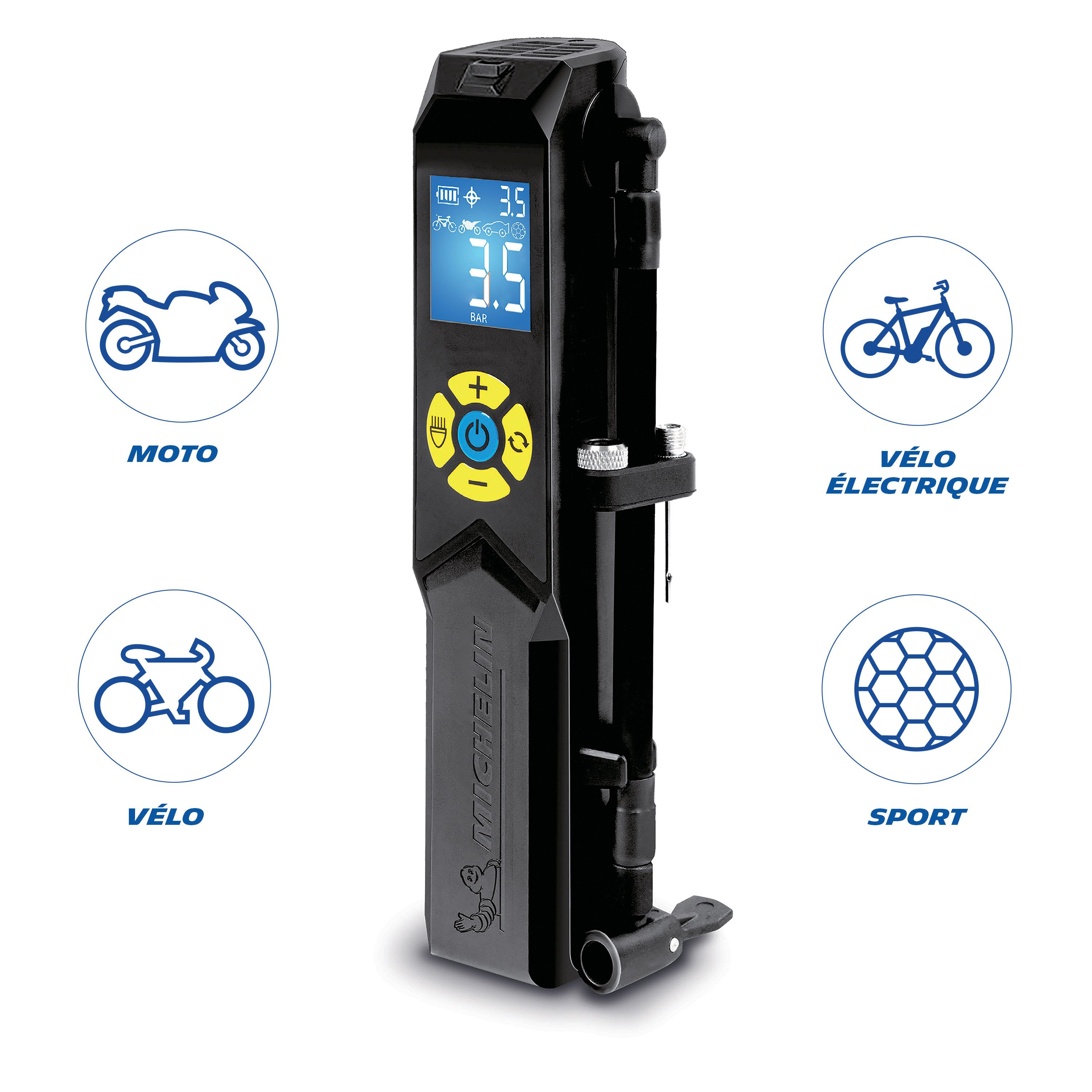 Pompe à air électrique - Mini compresseur - pour vélo - BMX, VTT