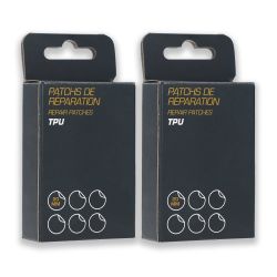 Lot de deux boites de 6 Patchs de réparation pour CAA TPU