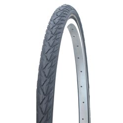 Pneu rigides 700x38c Blueway anticrevaison 30TPI bande réflective noir