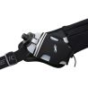 Ceinture hydratation 1 gourde 360ml et portes gels noir