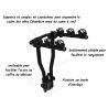 Porte-vélo attelage Arezzo 3 vélos Noir