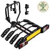 Porte-vélo attelage Siena 4 vélos inclinable NOIR