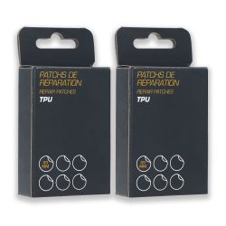 Lot de deux boites de 6 Patchs de réparation pour CAA TPU