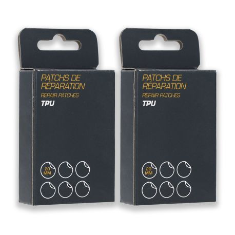 Lot de deux boites de 6 Patchs de réparation pour CAA TPU