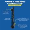 Pompe a pied avec compresseur MICHELIN AIR TANK TUBELESS