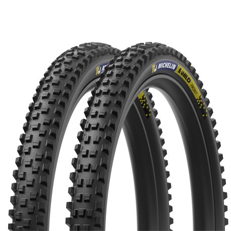 Lot de 2 pneus avant et/ou arrière VTT E-WILD
