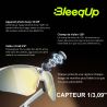 Lunettes de sport BleeqUp blanc Ranger lA avec caméra