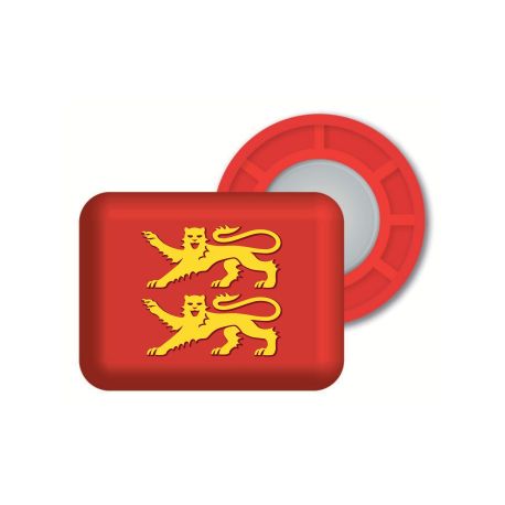 Accroches dossards magnétiques BIBBITS Drapeau Normandie