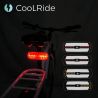 Clignotant vélo avec fixation rechargeable USB C