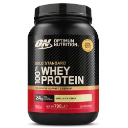 Protéine Gold Standard 100% Whey Glace à la Vanille 780g OPTIMUM NUTRITION
