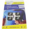 Accroches dossards magnétiques BIBBITS silhouette coureur