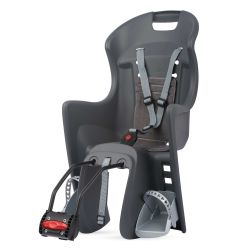 Porte bébé BOODIE fixation cadre Gris/Argent