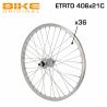 Roue arrière 20" à ecrous ETRTO 406X21C roue libre