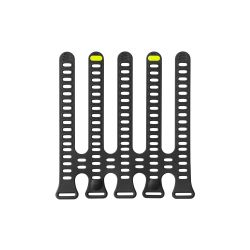 Attache silicone vélo noire