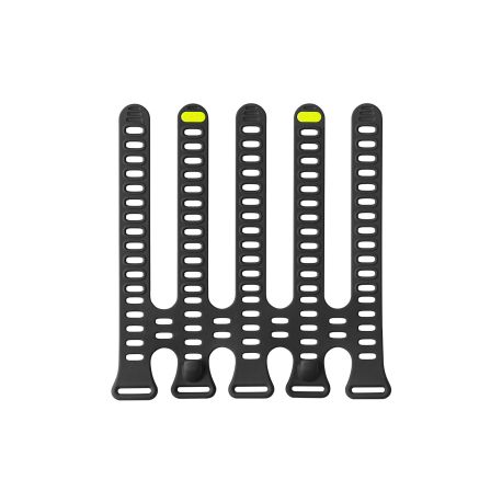Attache silicone vélo noire