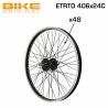 Roue avant BMX 20'' 48 trous noire