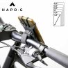 Lot de deux Supports smartphone en silicone compatibles Garmin