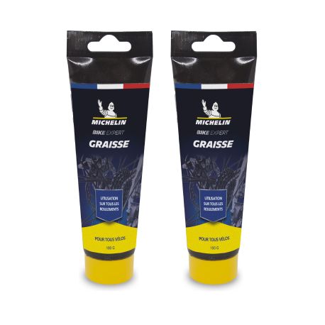 Lot de deux Tubes de graisse lithium 100gr