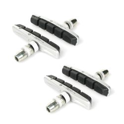 Lot de deux Paires de patins de freins à vis V-brake 70mm déporté à cartouches