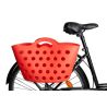 Panier Trendy One fixation porte-bagages rouge