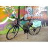 Panier Trendy One fixation porte-bagages bleu clair